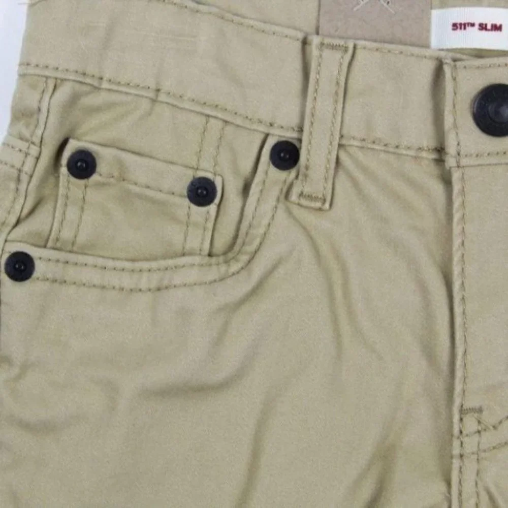 Levi's 511Sueded Shorts Boy Cement Size 5 - Picture 3 of 8